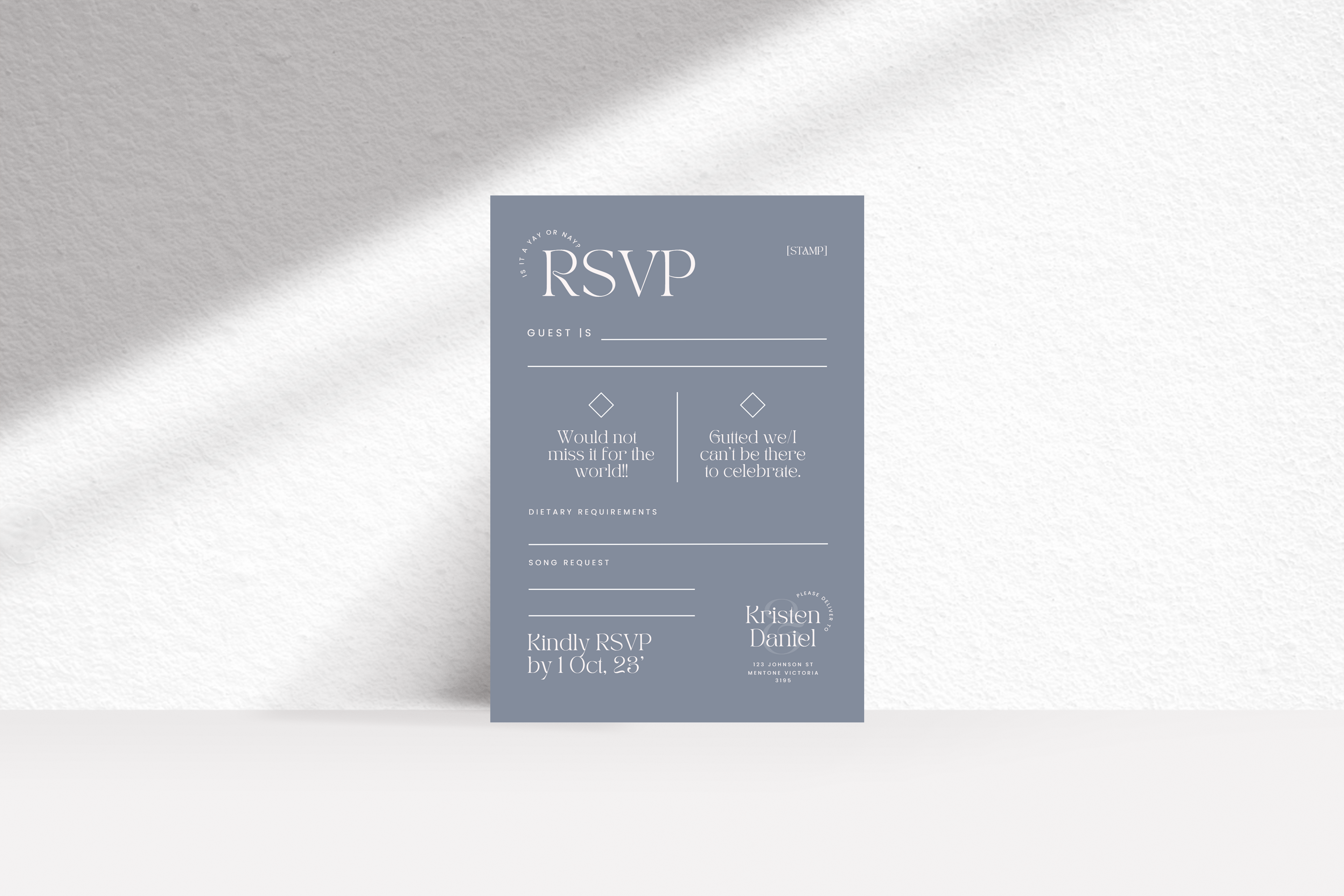 Soulful RSVP Card (Template)