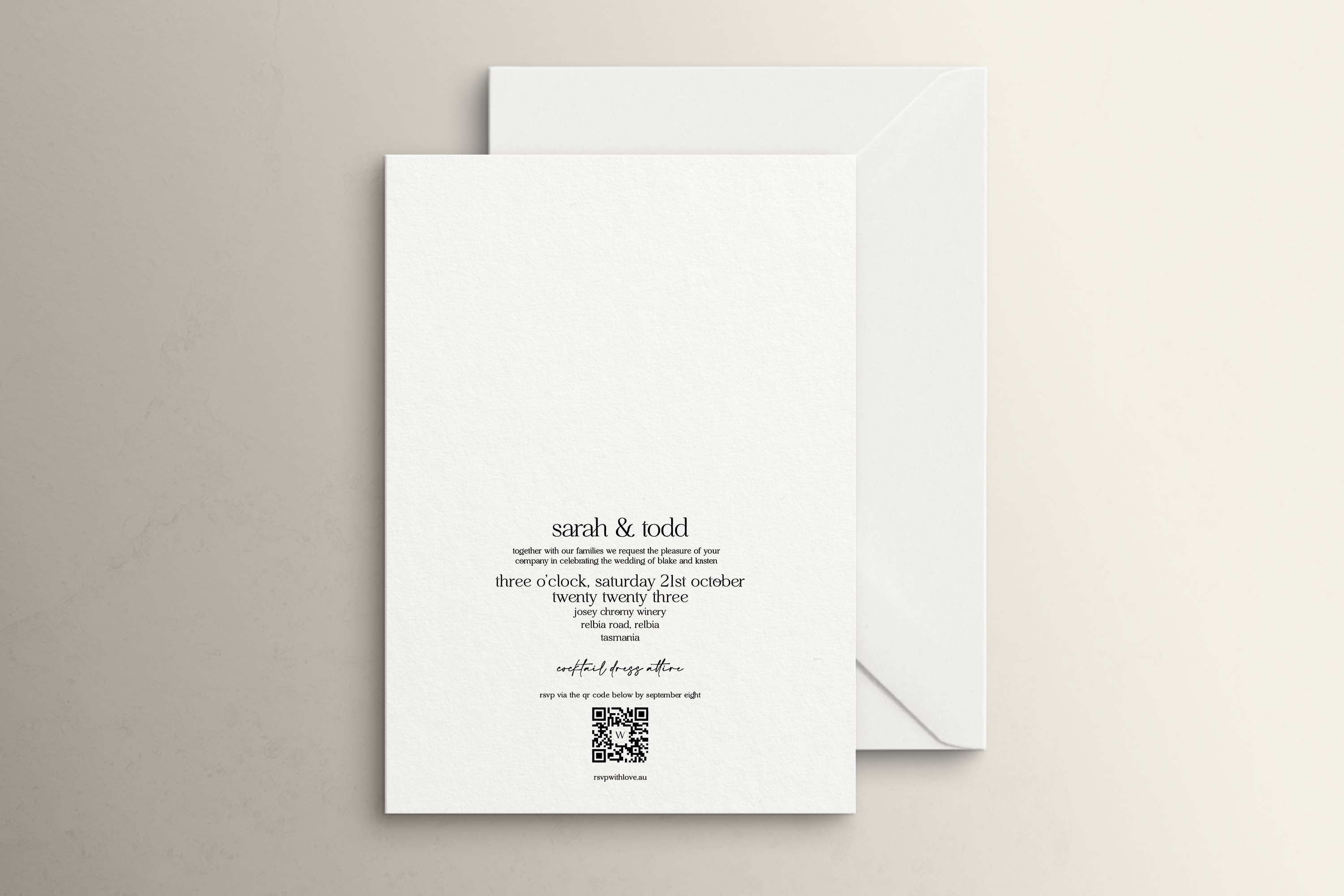 Amore Invitation