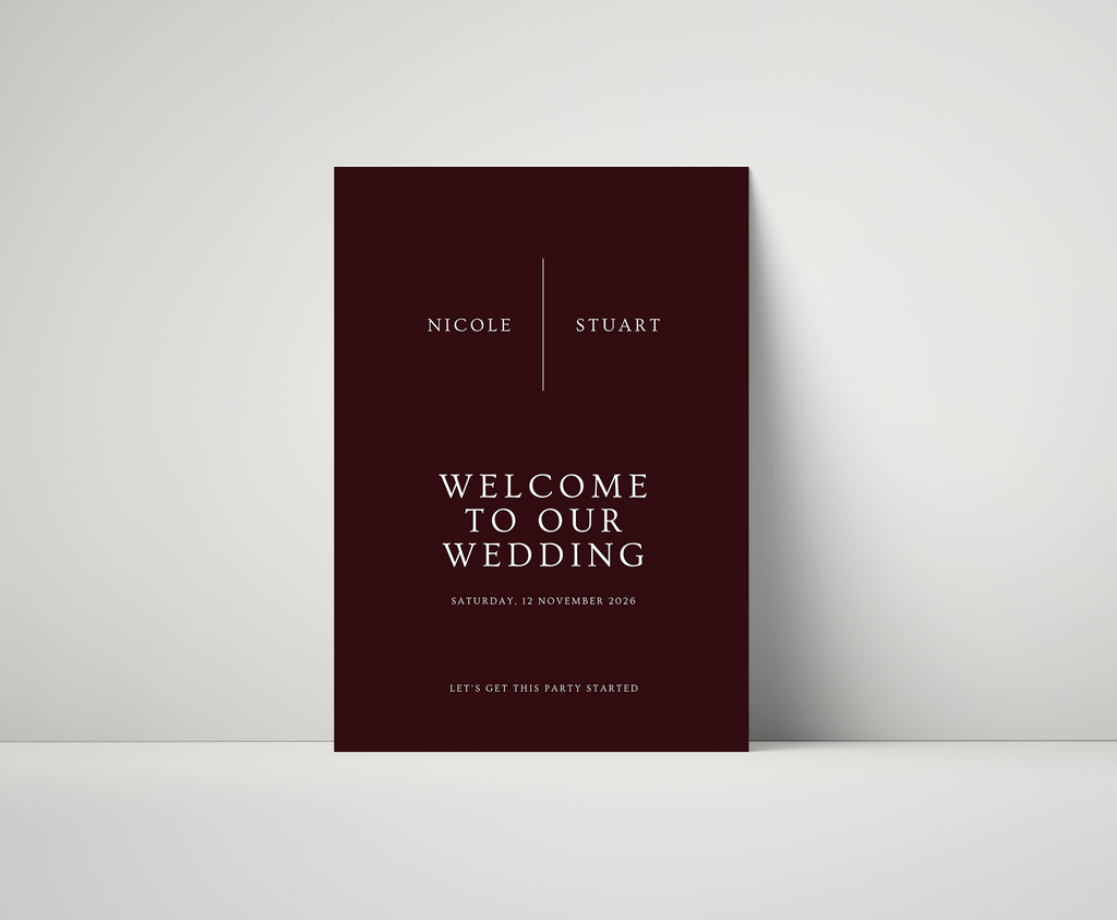 Eternity Welcome Sign