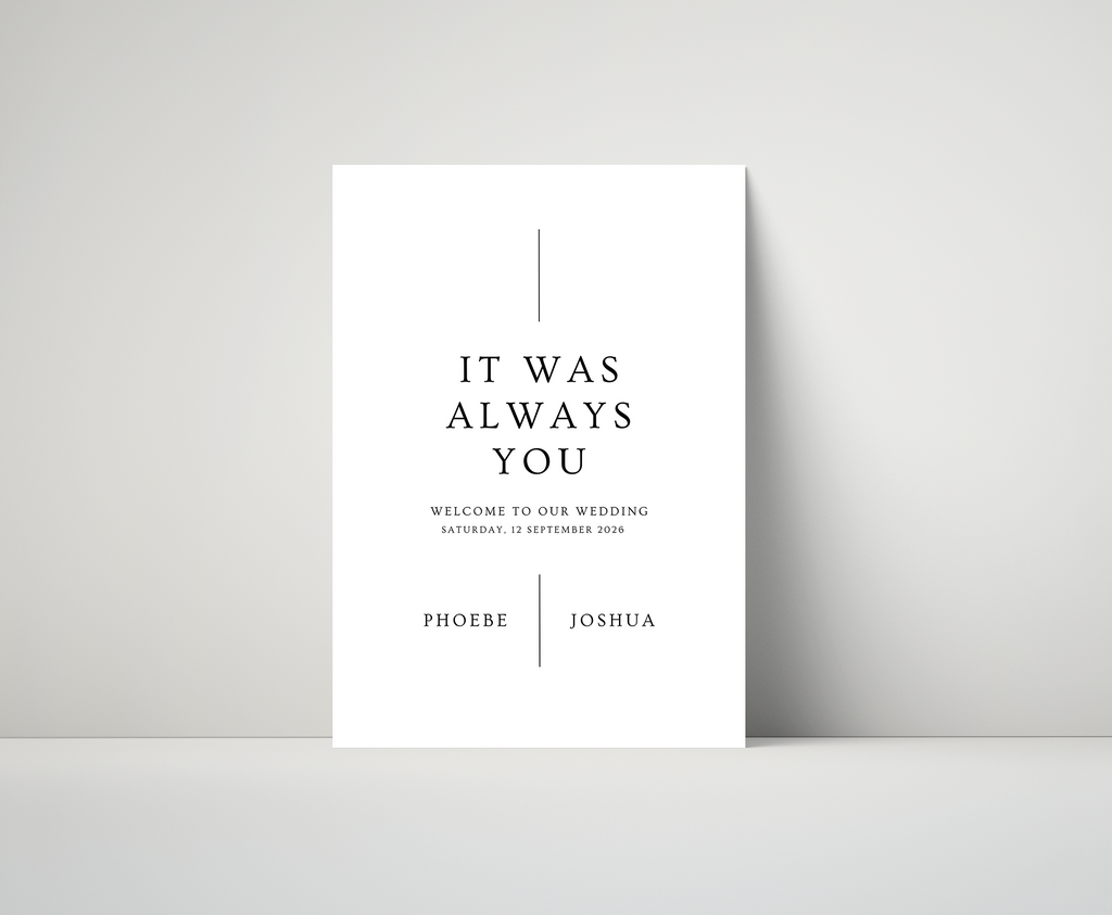 Eternity Welcome Sign