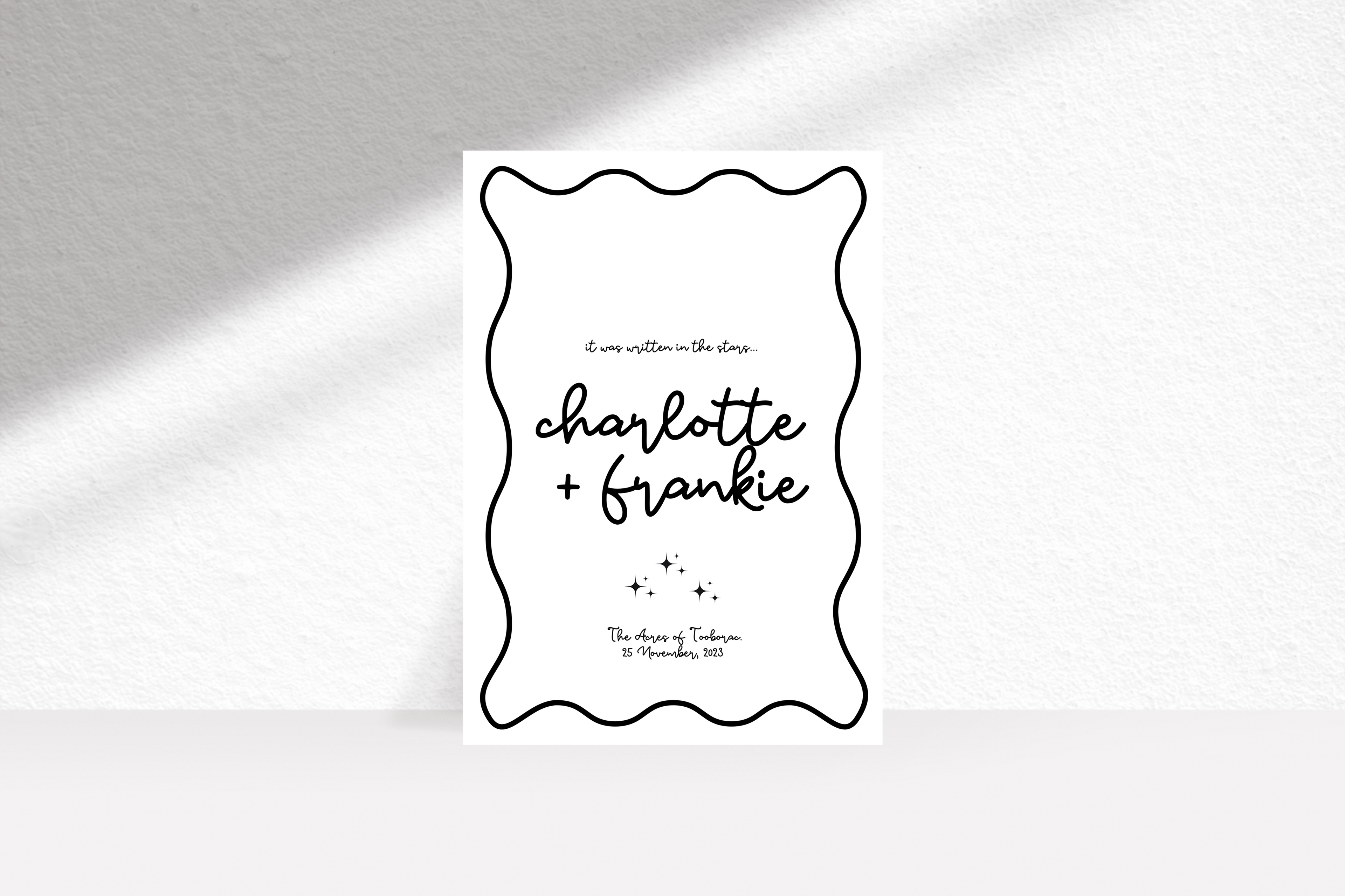 Whimsical Welcome Sign
