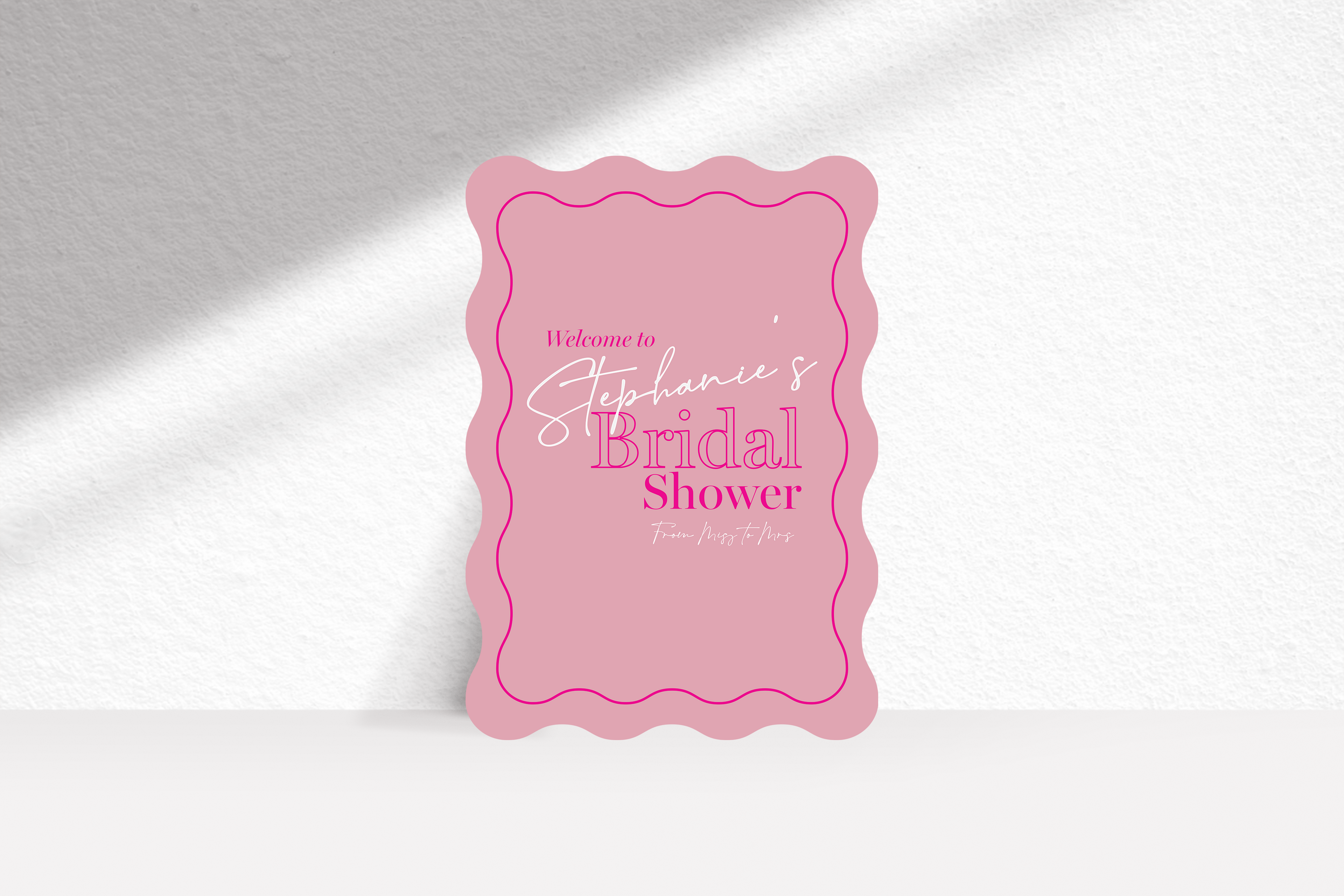 Glamour Welcome Sign