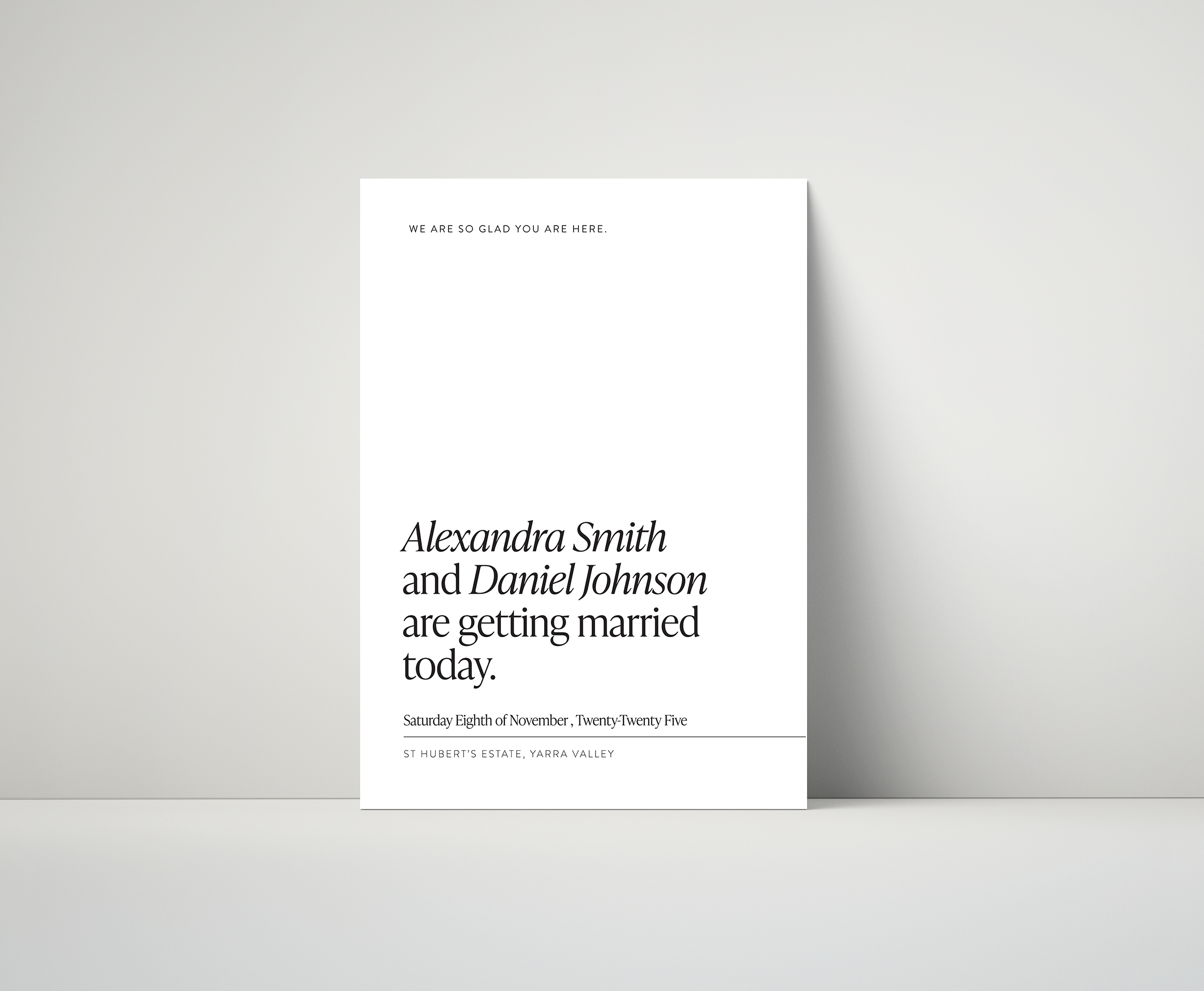 Bellamy Welcome Sign