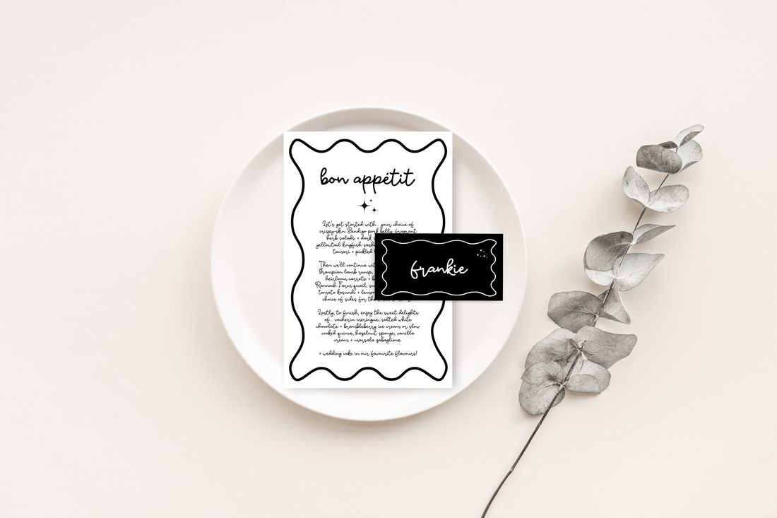 Whimsical Menu