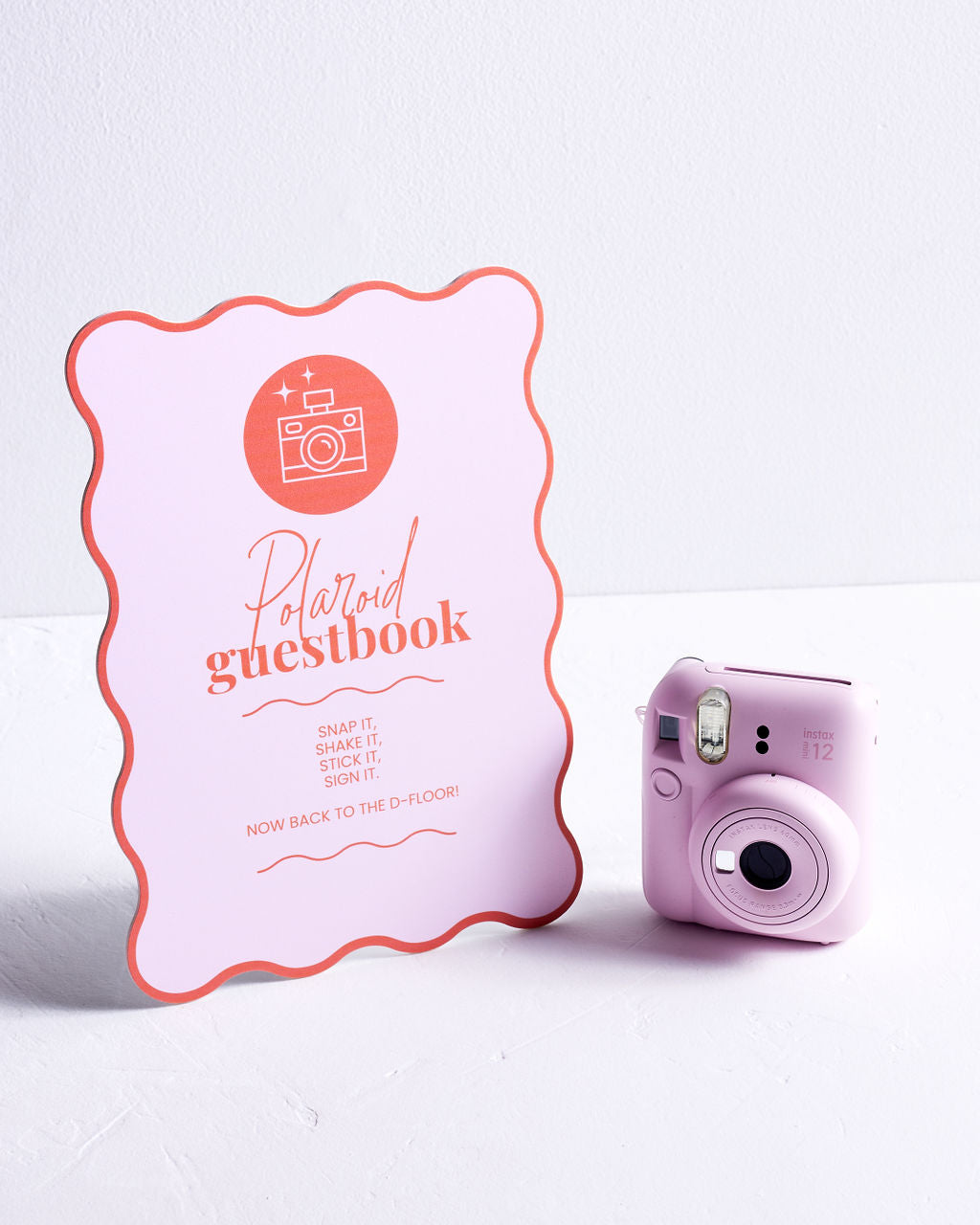 Sorbet Polaroid Guestbook Sign