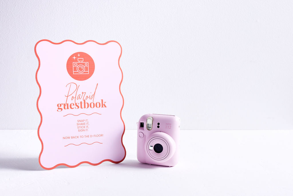 Sorbet Polaroid Guestbook Sign