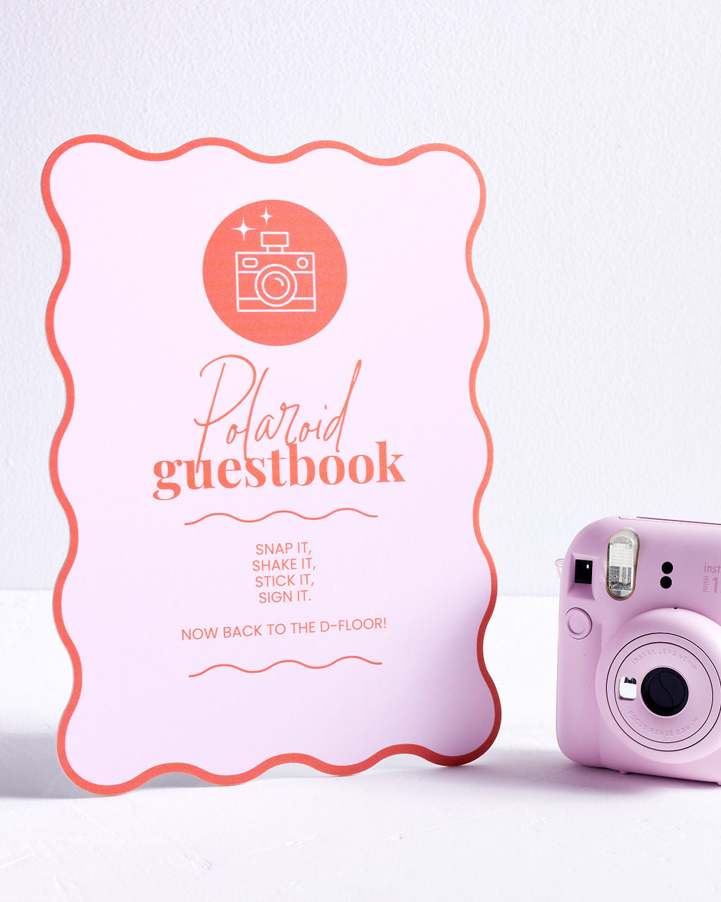 Sorbet Polaroid Guestbook Sign