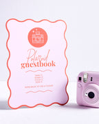 Sorbet Polaroid Guestbook Sign