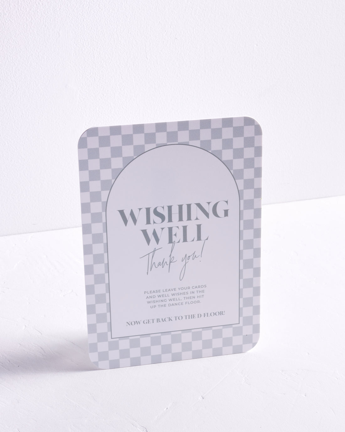 Checkmate Wishing Well Signage