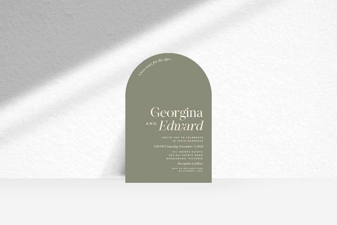 Love Story Invitation