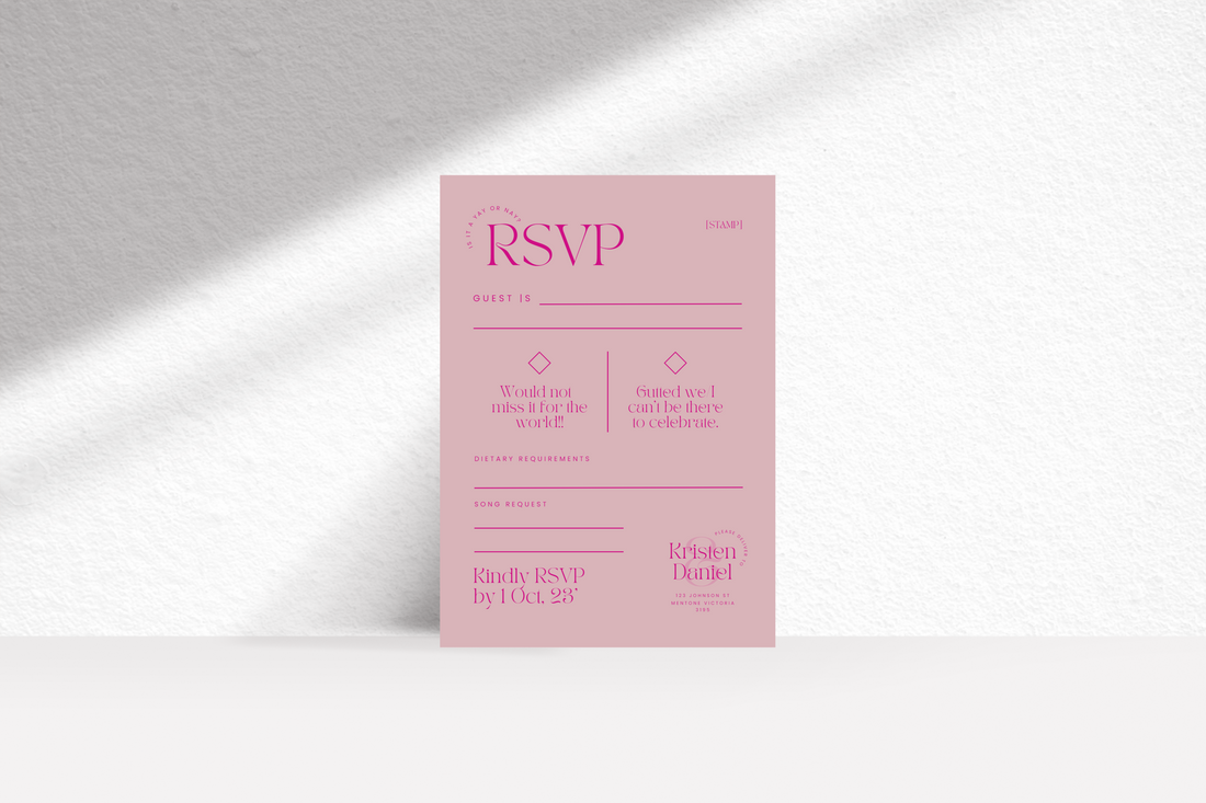 Soulful RSVP Card