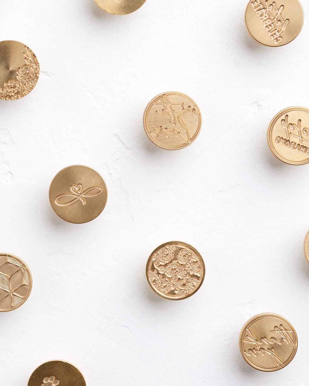 Blank 25mm Round Wax Seal Stamp