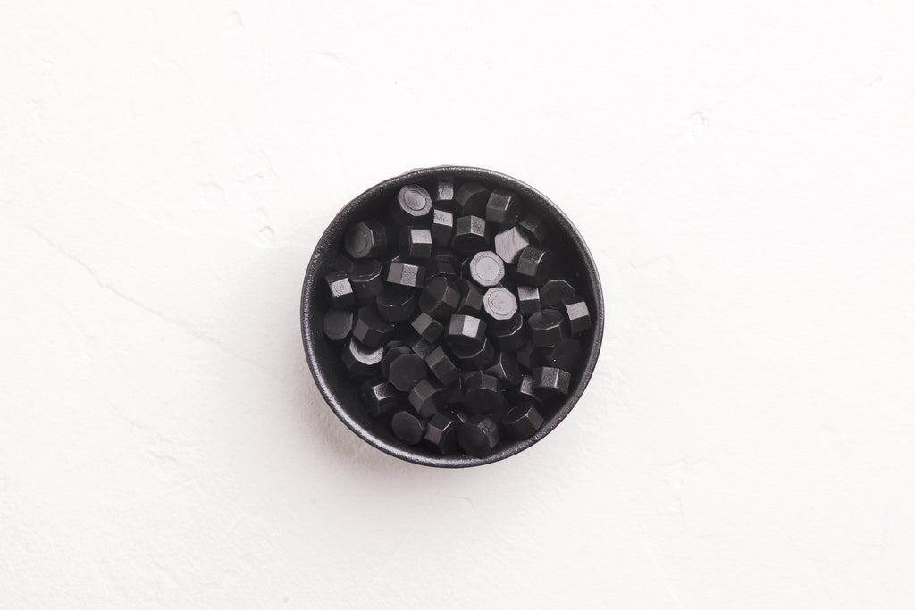 Black Wax Beads