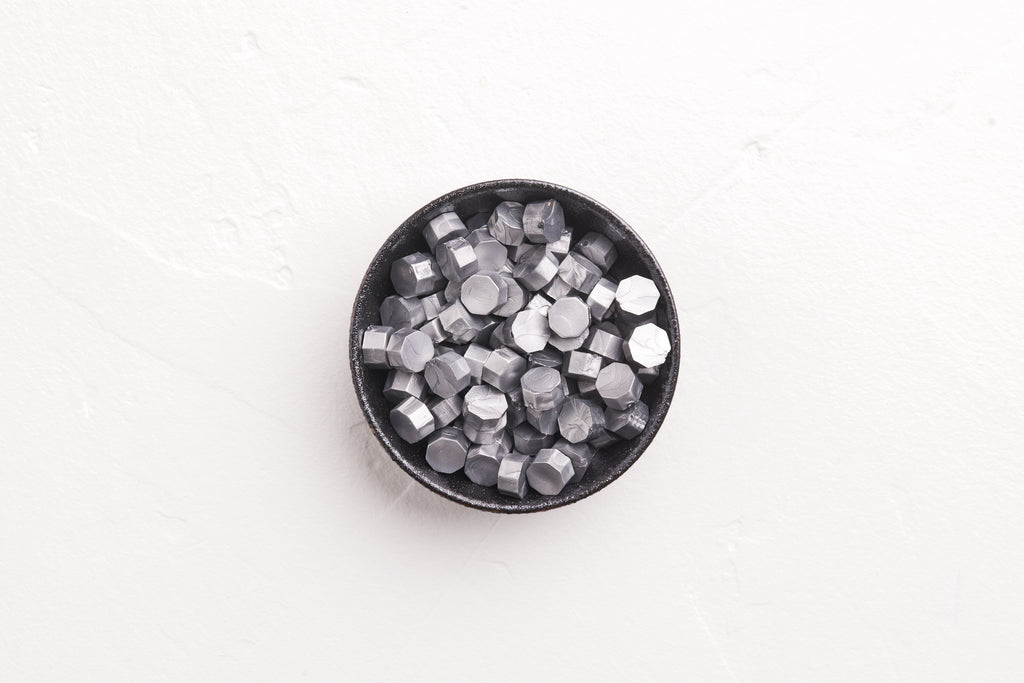 Silver Wax Beads