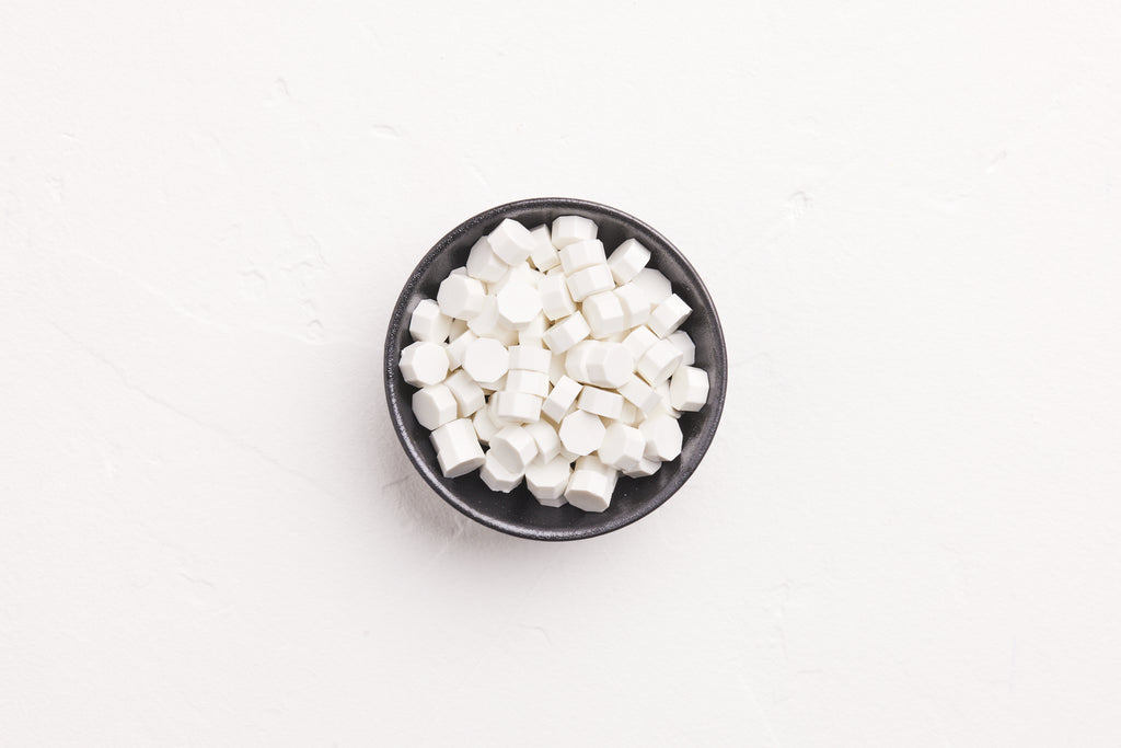 White Wax Beads