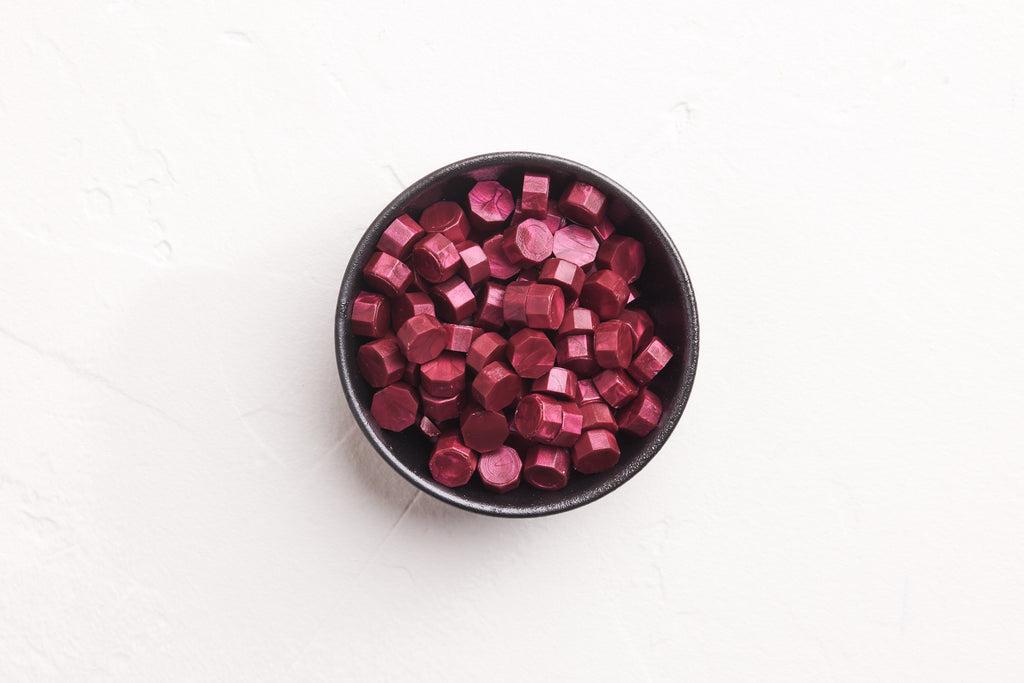 Fuschia Wax Beads