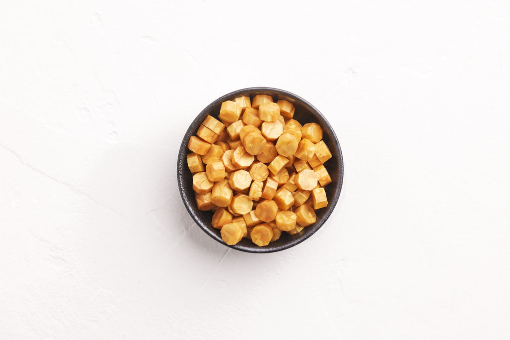 Yellow Gold Wax Beads