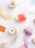 Lavender Silk Crepe Ribbon