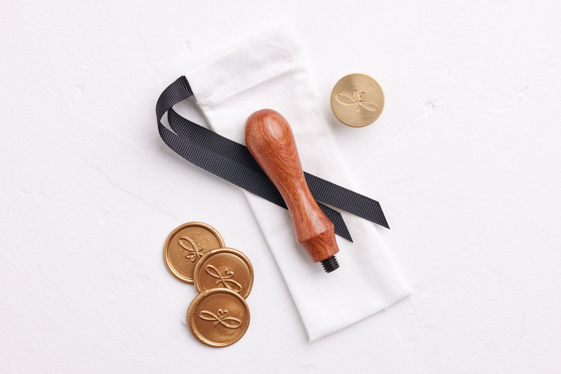 Infinity Heart Wax Seal Stamp