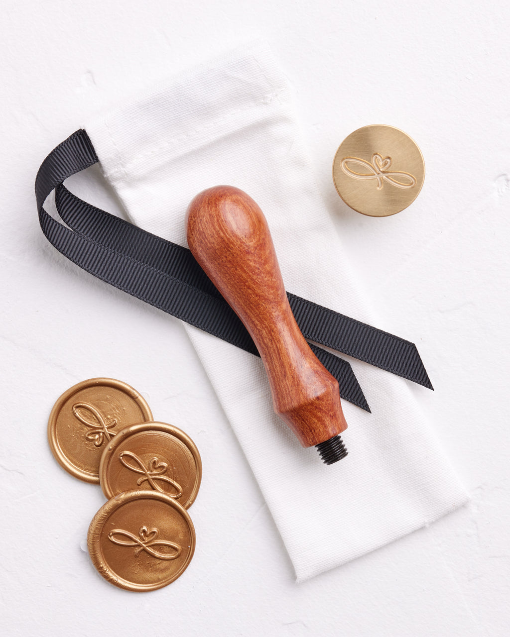 Infinity Heart Wax Seal Stamp