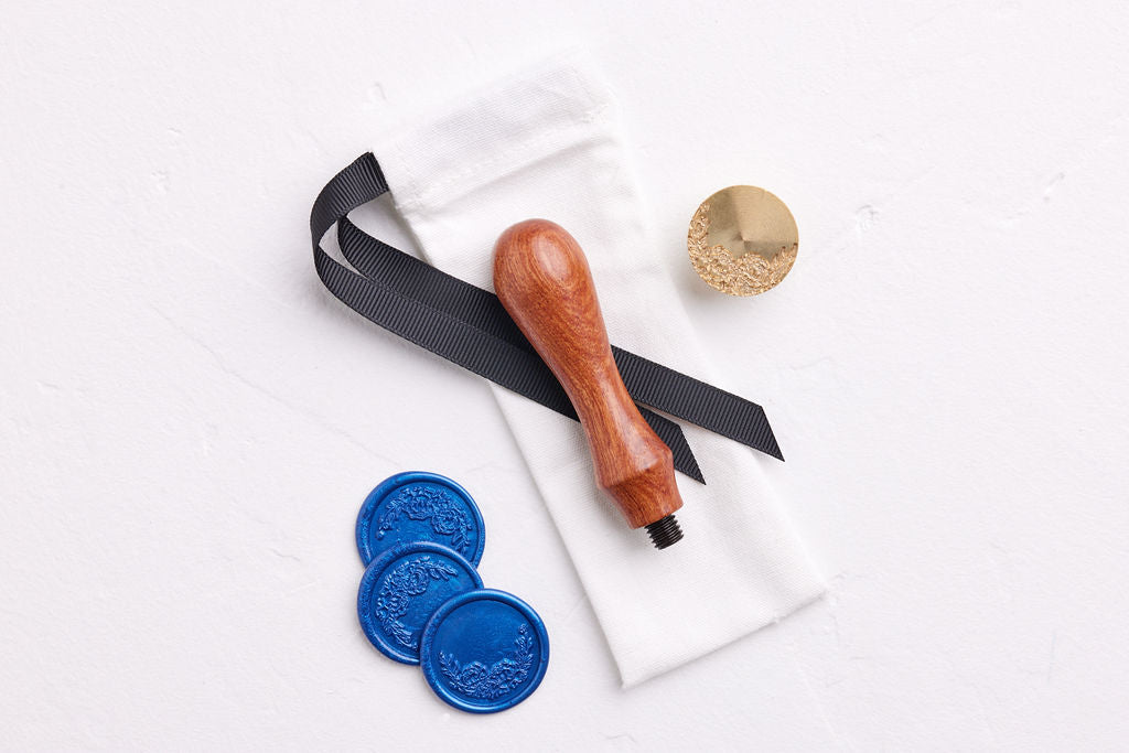 Peony Border Wax Seal Stamp