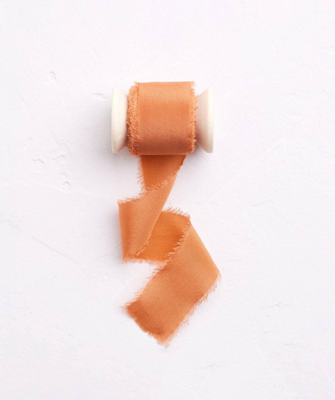 Rust Silk Crepe Ribbon