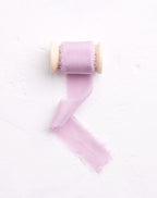 Lavender Silk Crepe Ribbon