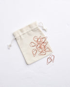 Rose Gold Tear Drop Paper Clips